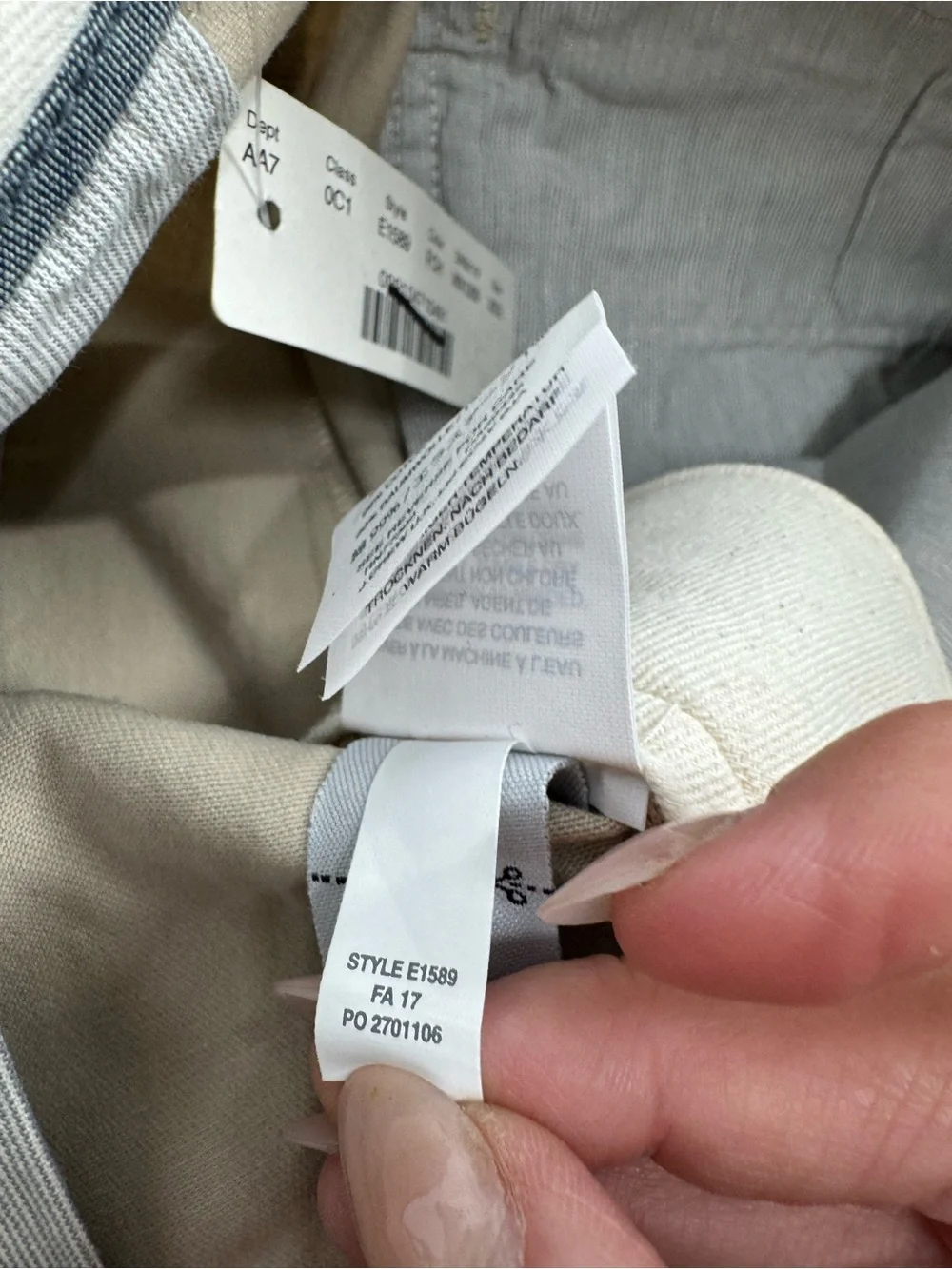 NWT J. Crew 484 Slim Fit Stretch Chino Pants Weathered Chino Neutral Work 30x32